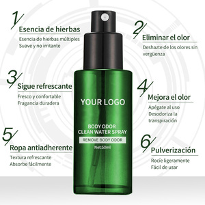 Vendedor caliente logotipo personalizado natural axila olor curar limpieza duradera refrescar <span class=keywords><strong>desodorante</strong></span> spray purificar el olo - Product Image 4