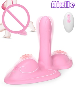 <strong>Woman</strong> Ride Vibrator Vibrating Dildo 10 Modes for G Spot Clitoris Anus Remote Control Vibrator Adult Sex Toys for <strong>Women</strong> Men - Product Image 1