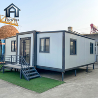 Maison mobile pliable de 20 pieds sur roues pour retraite panoramique ou glamping – Maison préfabriquée sur remorque