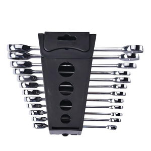 Bộ cờ lê kết hợp công nghiệp bạc 12 món, lực siết cao, bộ dụng cụ cờ lê ratchet kết hợp - Product Image 5