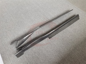 Para <span class=keywords><strong>Ferrari</strong></span> <span class=keywords><strong>458</strong></span> Italy Upgrade V estilo fibra de carbono falda lateral alerón lateral Bodykit - Product Image 5