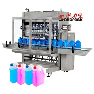 Solidpack-línea de llenado de latas, máquina de sellado, línea de producción de barril, máquina de llenado de detergente para ropa