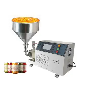 Automatic Chilli Curry Paste Cosmetic Cream Bottle Filling Machine for Home Business