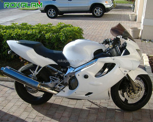 Piezas de carenado para <span class=keywords><strong>Moto</strong></span>, Kit de carenado blanco para <span class=keywords><strong>Moto</strong></span> Honda CBR600 <span class=keywords><strong>CBR</strong></span> <span class=keywords><strong>600</strong></span> F4 1999 2000 CBR600F4 99 00 <span class=keywords><strong>CBR</strong></span> 600F4 - Product Image 1
