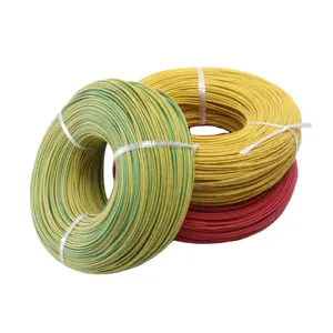 Customizable silicone rubber coated copper wire 300V 600V flexible 6 core wire