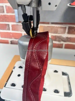 Machine à coudre industrielle Golden Wheel CS-8820 à double aiguille, alimentation par rouleaux supérieur et inférieur, pour empeignes de chaussures et cuir