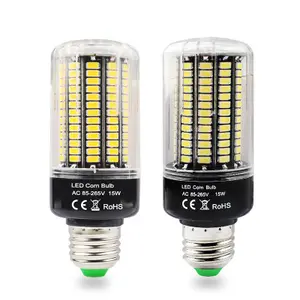 E27 E14 B22 LED מנורת אלומיניום SMD5736 LED תירס הנורה 85V-265V 3W 5W 9W 12W 15W 18W LED תירס אור
