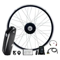 Kit de conversion de moteur de moyeu de vélo électrique 36V 48V 52V 350W/500W/750W/1000W avec batterie au lithium en option