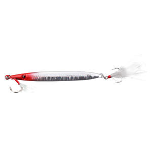 Appât de pêche <span class=keywords><strong>BEYA</strong></span> pour maquereau, coulant rapidement, 40g 60g 80g, pour pêche à longue portée, Golden Gun, petit appât rouge - Product Image 5