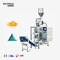 Machine d'emballage automatique en pyramide VFFS pour sachets triangulaires, idéale pour le thé, les snacks, les granulés et les sachets Keypack