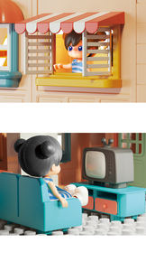 FEELO STEM NOUVEAU FUN 152 PIÈCES Blocs de construction Villa Maison de princesse Simulation <span class=keywords><strong>Grand</strong></span> ensemble Villa Château Blocs de construction Jouets pour enfants - Product Image 6