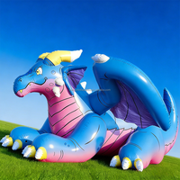 Modèle de dragon gonflable en PVC personnalisé Wanjun, nouveau produit très vendu, en vente