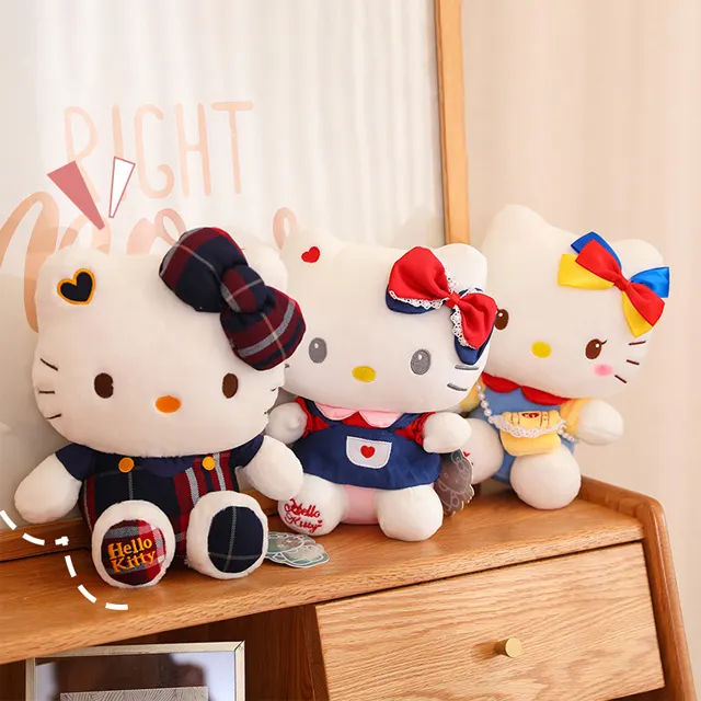 8 pulgadas kawaii Sanrio Hello Kitty CAT plushie lindo super suave anime muñeco de peluche otro bebé figura de peluche Juguetes