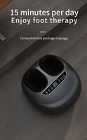 Masseur de pieds Shiatsu à usage domestique, machine professionnelle avec contrôle de la minuterie, noir, 3 kg, pour les soins familiaux