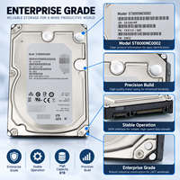 Disque dur NAS d'entreprise Seagate ST8000NC0002 8 To, 3,5 pouces, SATA 6 Gbit/s, 7200 tr/min, 256 Mo de cache
