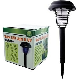 ไฟ LED พลังงานแสงอาทิตย์และเครื่องดักแมลง UV สำหรับสวนกลางแจ้ง โคมไฟปักดินควบคุมศัตรูพืช - Product Image 1