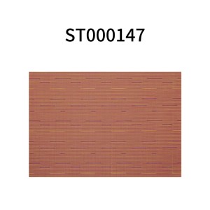 Tapete de comedor Teslin de PVC de alta calidad, textura tejida de color liso con aislamiento térmico para comida occidental y café - Product Image 3