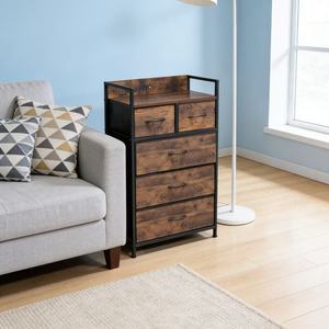 Cross-border best-selling <b>chest</b> of drawers <b>storage</b> cabinet, simple and modern barn door <b>storage</b> cabinet, bedroom, living room, - Product Image 3