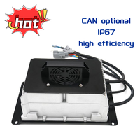 Chargeur portable en aluminium PERSINO 3,3 kW certifié CE, étanche IP67, -40~85°C, 90V-265VAC 50Hz, PFC, refroidissement par air, chargeur CAN