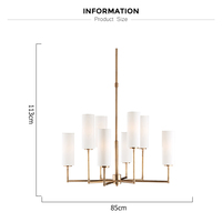 Plafonnier led suspendu composé de deux pneus, design simpliste, style Antique, éclairage d'intérieur, luminaire décoratif de plafond, 4/4 ampoules, lumière Bronze, blanc