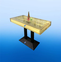 Comptoir de bar lumineux LED à changement de couleur, design moderne, pour club de nuit commercial, bar à vin, aquarium, bar à domicile en plastique, centre commercial