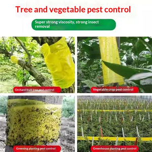 Trampa Adhesiva de Doble Cara de 15cm*100m, Fuerte Adhesión, para Insectos Voladores en Huertos e Invernaderos - Product Image 3