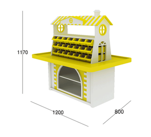 Pequeño albañil DIY casa de campo Edificio Villa pieza de ladrillo simulada juntos mesa de juguete hecha a mano para niños - Product Image 4
