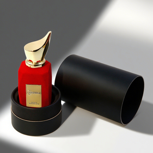 Botellas de Perfume Irregulares Rojas de Lujo Personalizables, Vacías, con Material Flocado, de 30 ml, 50 ml, 100 ml, y Tapas Flocadas - Product Image 5