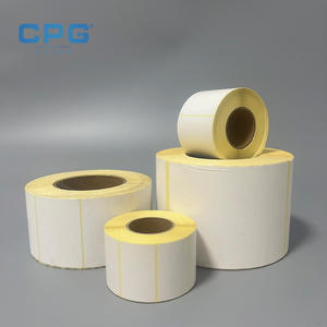 Custom Premium Direct Thermal Label Strong Adhesive 3"x5" Thermal Label <b>Paper</b> Roll BPA Free for Express Packaging - Product Image 1