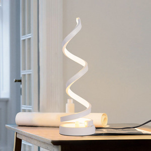 Hiện Đại Đơn Giản LED Xoắn Ốc Hình Đèn Bàn Ánh Sáng Ấm Áp Và Đôi Mắt Chăm Sóc Sinh Viên Thân Thiện Bàn Đèn - Product Image 5