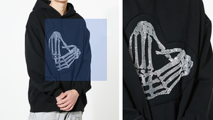 Colección de Invierno 2021, Sudaderas con Capucha Ecológicas al por Mayor para Hombre, Sudaderas con Capucha de Manga Larga con Cierre Completo, Logotipo Personalizado con Pedrería - Product Image 2