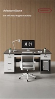 Bureau d'ordinateur, bureau à domicile, table d'e-sport, chaise, tiroir, bureau d'étude pour étudiants, bureau simple et moderne, dissipation de chaleur
