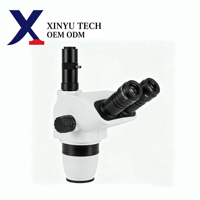 Microscope numérique trinoculaire XINYU-A2 avec zoom 0,7-4,5X, écran LED, indice de protection IP54, mise au point manuelle, 1080p pour laboratoire