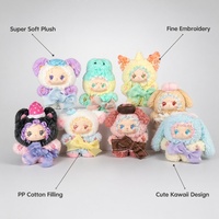 Peluche Lapin Kawaii 17cm, Série Boîte Mystère de Collection Animaux Mignons, Jouet Doux, Cadeau Unisexe, Matière Polyester, 8+ Ans