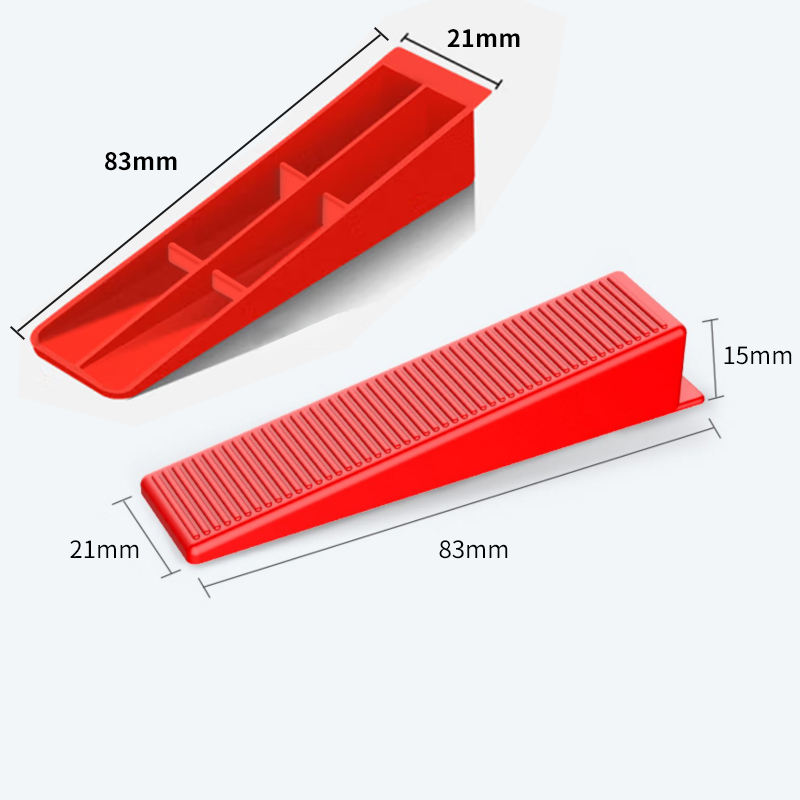 Wedge of the leveling device