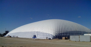 PVC/pvdf/PTFE <span class=keywords><strong>Inflatable</strong></span> Air <span class=keywords><strong>Dome</strong></span> Thể thao Lều màng cấu trúc bơm hơi lớn xây dựng không khí <span class=keywords><strong>Dome</strong></span> cho tổ chức sự kiện - Product Image 2