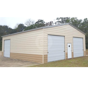 Matériau <span class=keywords><strong>en</strong></span> tôle d'acier Q235 maisons préfabriquées garages préfabriqués kits de construction à <span class=keywords><strong>vendre</strong></span> - Product Image 2