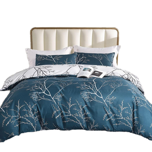 <span class=keywords><strong>Aoka</strong></span> Maßgefertigtes Luxus-Mikrofaser-Bettbezug-Set 100% Polyester Digitaldruck Gewebtes Pflanzenmuster 200TC Europäische Amerikanische Baumwolle - Product Image 1