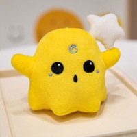 Porte-clés fantôme mignon et effrayant, breloque de sac en peluche douce, pendentif de sac à dos style Ins, cadeau d'Halloween amusant