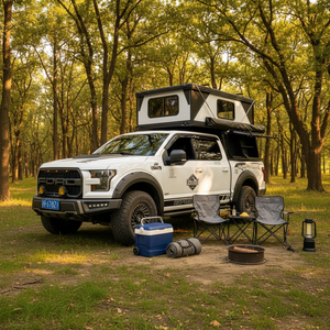 Nouvelle conception de <span class=keywords><strong>camping</strong></span>-<span class=keywords><strong>car</strong></span> tout-terrain, tente à coque rigide à ouverture automatique rapide, double couche, pour toutes les saisons, été, recyclable, pour voiture - Product Image 1