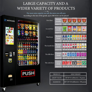 Distributeur automatique de nourriture professionnel, directement de l'usine, avec SDK, écran tactile, options de paiement multiples, ODM, OEM, livraison <span class=keywords><strong>rapide</strong></span> - Product Image 3