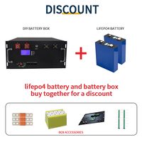 Batterie LiFePO4 ESS de qualité A 48V 51.2V 3.2V 100Ah 200Ah 5kWh 10kWh 15kWh Haute Capacité pour Stockage d'Énergie Solaire