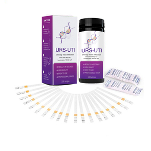 임상 테스트 가정 요로 감염 (<span class=keywords><strong>UTI</strong></span>) 딥 스틱 플라스틱 금속으로 만든 남성과 여성을위한 사용하기 쉬운 <span class=keywords><strong>UTI</strong></span> 테스트 스트립 - Product Image 1