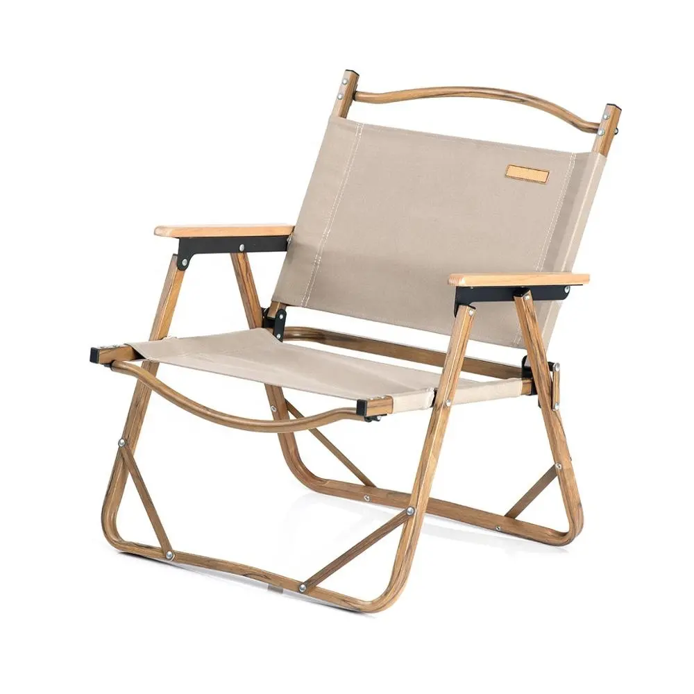 Bulk Beech Wood Beach Chairs Small Kids Foldable Moonchair Aluminum Folding Camping Chair