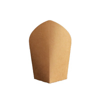 Boîte en papier jetable de qualité alimentaire pour frites, chips et services de restauration à emporter