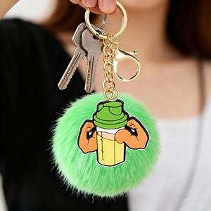 Loạt thể thao mới phim hoạt hình phụ kiện tự làm dễ thương Clip phụ mờ bóng trang trí chìa khóa mô hình sáng tạo - Product Image 4