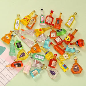 Mini couleur primaire nouvelle Simulation bouteille <span class=keywords><strong>de</strong></span> vin étrangère petit pur anglais bijoux à bricoler soi-même Patch pour <span class=keywords><strong>maison</strong></span> <span class=keywords><strong>de</strong></span> <span class=keywords><strong>poupée</strong></span> accessoires en gros - Product Image 3