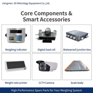 Système de pesée de pont-bascule Jili 3 x <span class=keywords><strong>9</strong></span> mètres 60 tonnes avec terminal de paiement et engrenage de précision pour le calcul du poids des marchandises en station routière - Product Image 6