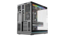 Boîtier PC Gaming ATX Full Tower, Boîtier d'ordinateur à haut débit d'air, Boîtier PC en verre trempé, Boîtier PC Gaming pour ordinateur de bureau, Blanc