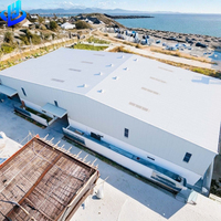 Kit de construction de bâtiment industriel en acier galvanisé préfabriqué pour atelier et entrepôt